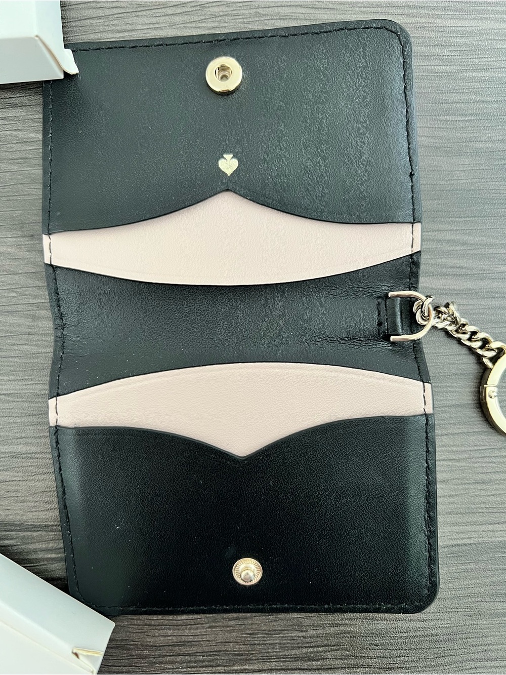 kate spade Black Card Holder with Key Ring - Picture 3 of 3